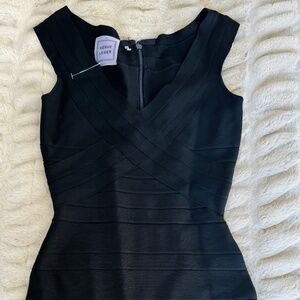 Hervé Léger black mini dress 🖤